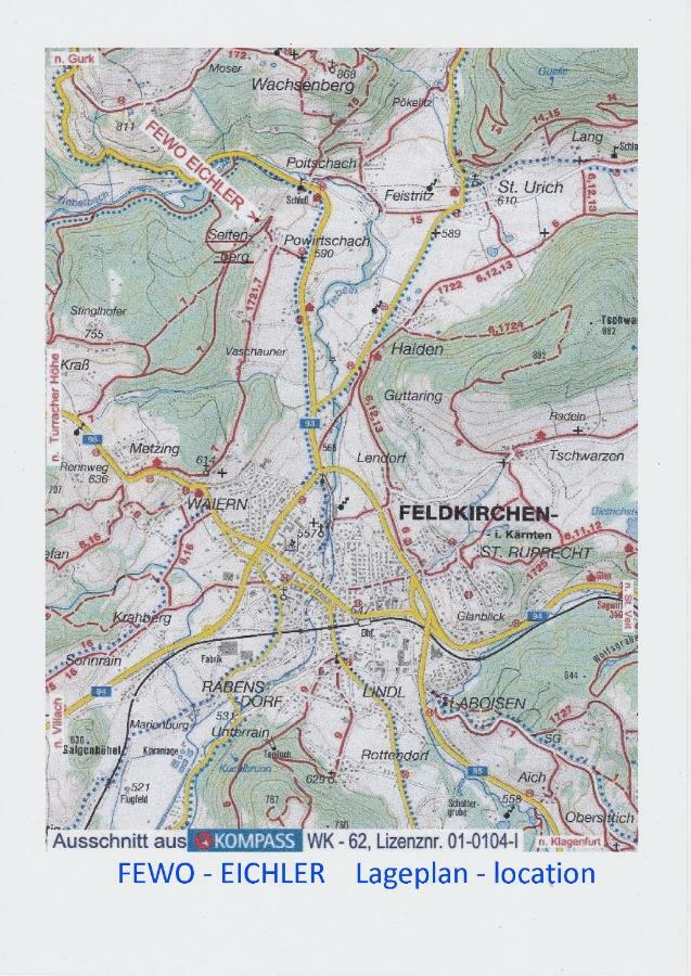 Ferienwohnung Eichler Feldkirchen in Kärnten Exteriér fotografie